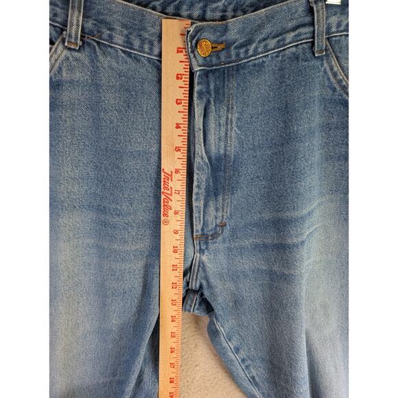 Vintage Round House Jeans Mens 40x30 Blue Straight Leg Medium Wash READ - Picture 5 of 16